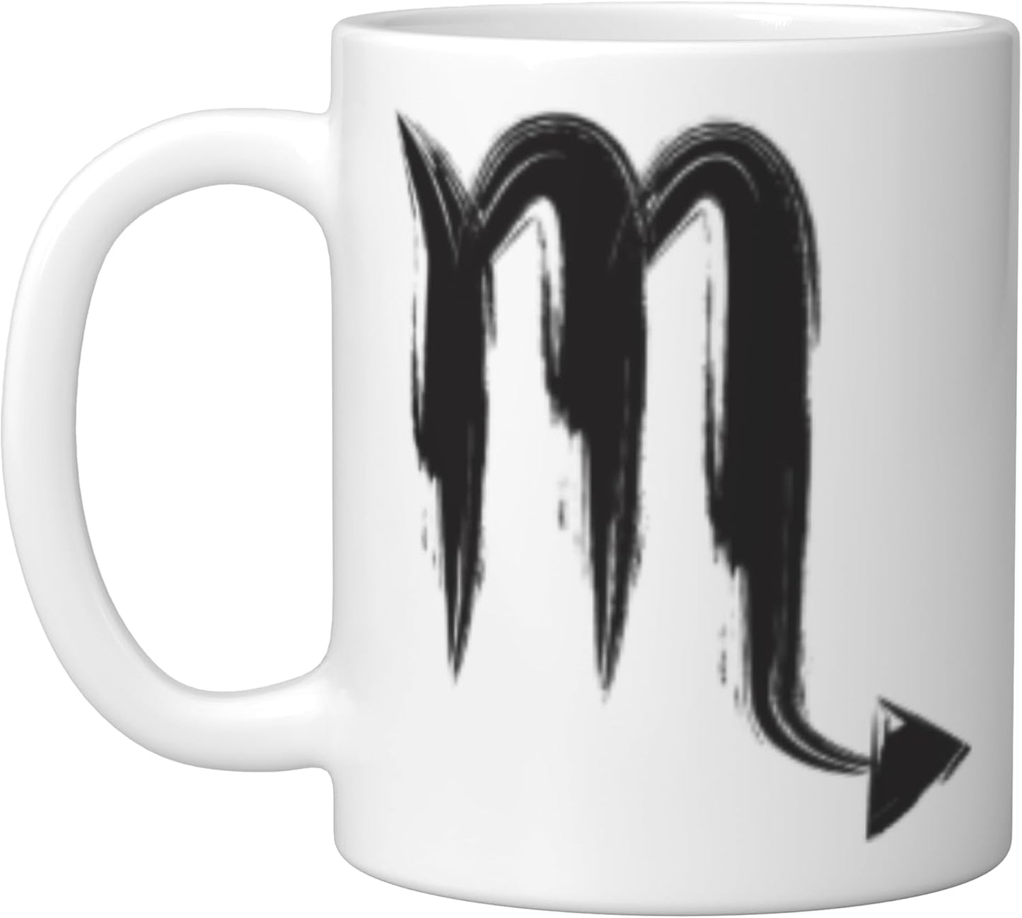Taza Cerámica Escorpión Blanco Signo Scorpio