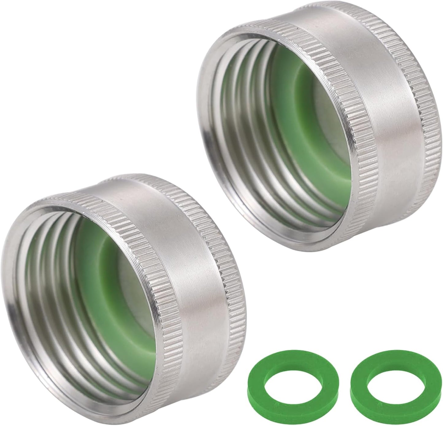 Tapas manguera 3/4pulg acero inox 304 2pzas