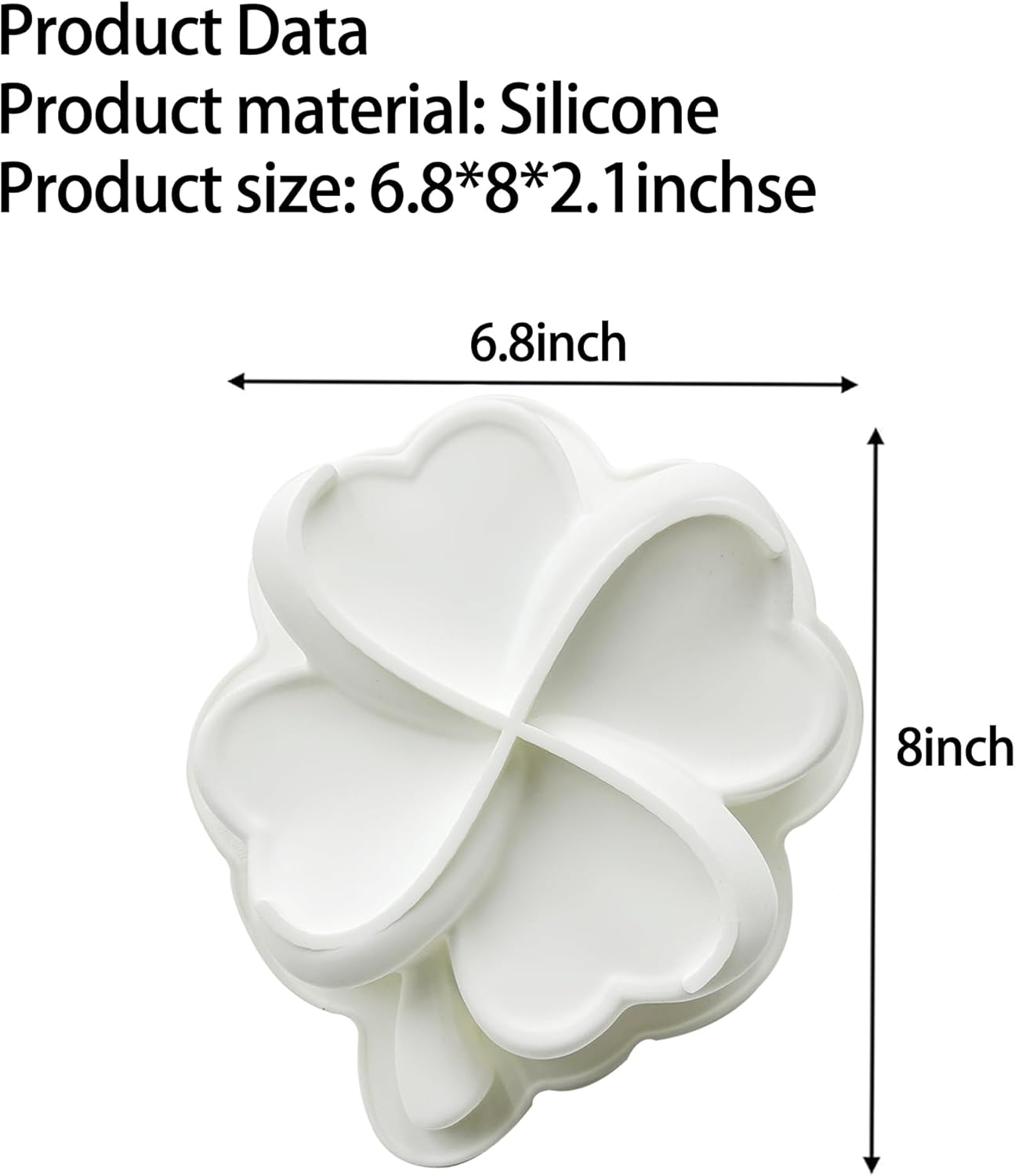 Molde silicona para pasteles trébol San Patricio