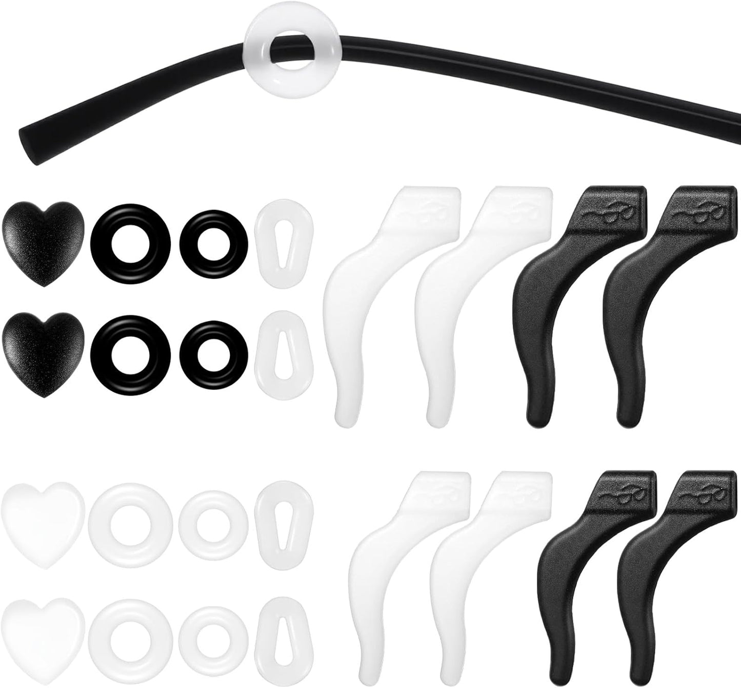 12 Pzas Agarres Silicona para Gafas Antideslizantes