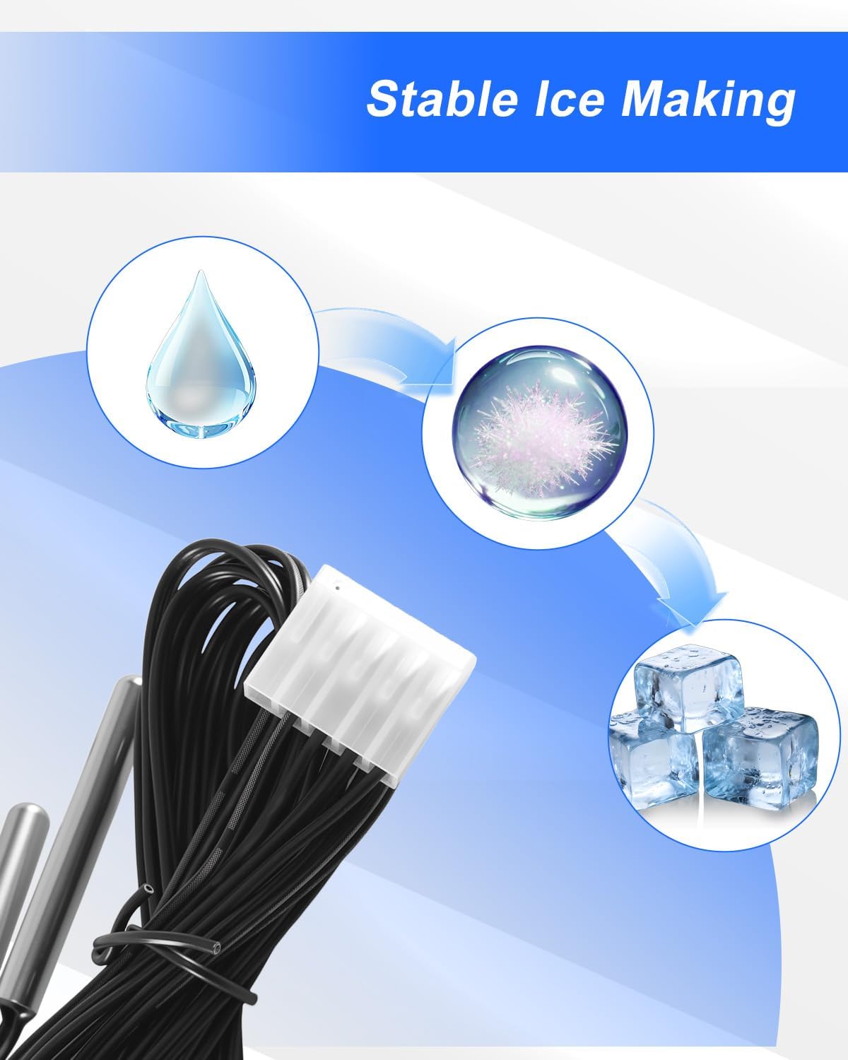 Set Sensores Temperatura Máquina Hielo Scotsman