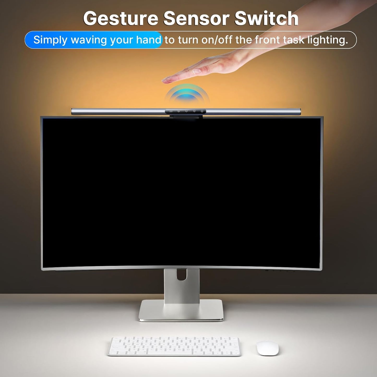 Barra luz LED monitor escritorio regulable