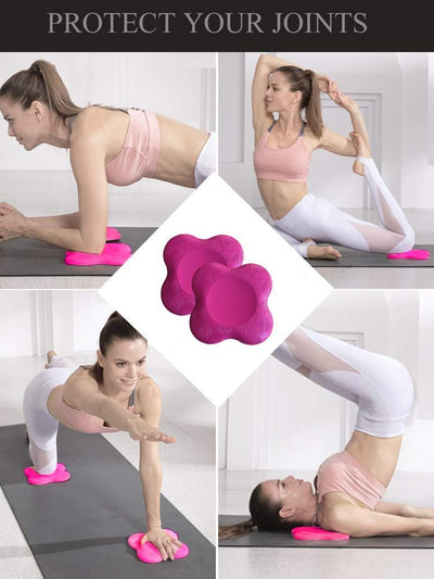 Almohadilla yoga extragruesa espuma para rodillas codos muñecas