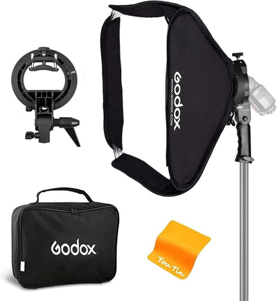 Softbox Bowens Mount 32x32pulg Speedlite tipo S plegable