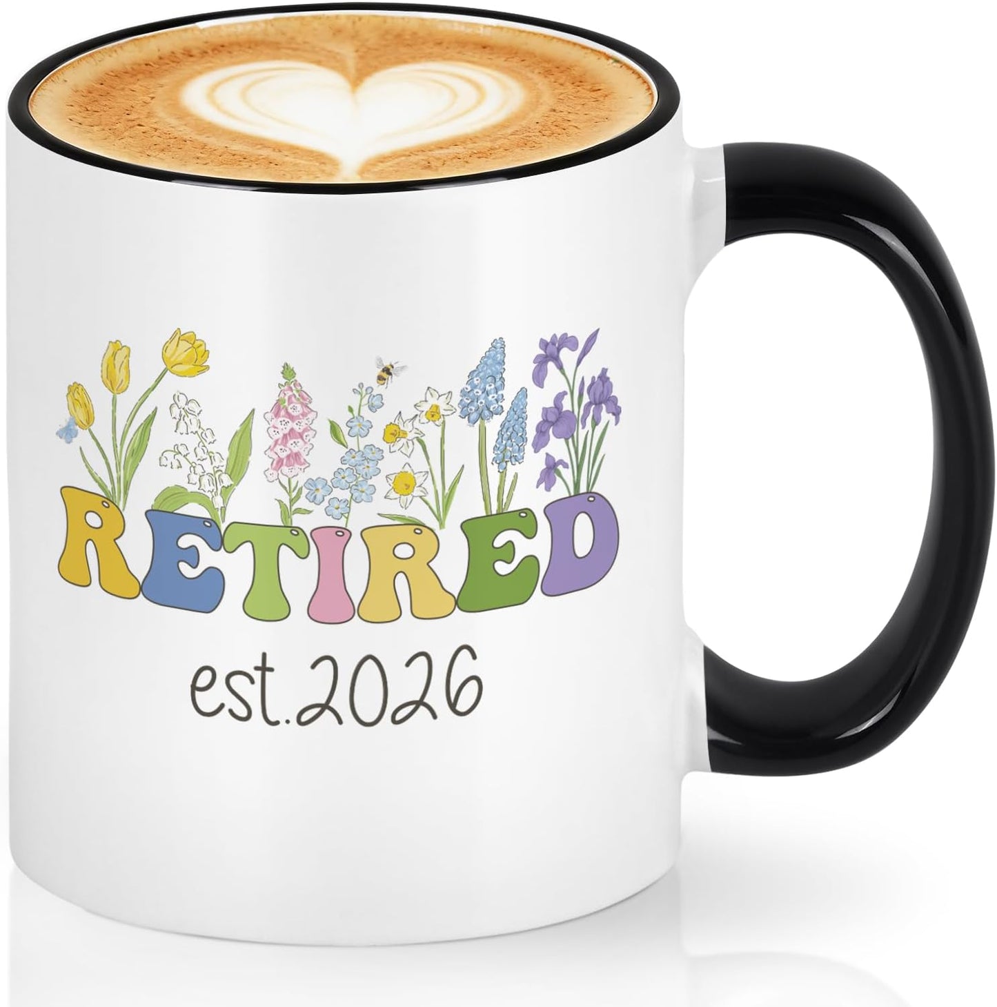 Taza de jubilación para mujer regalo de 11 oz