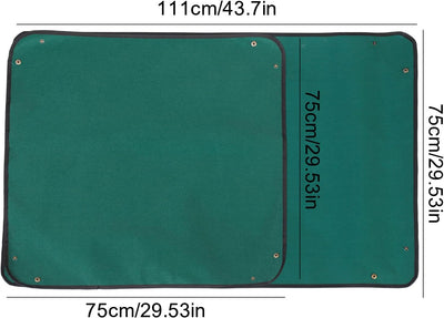 Alfombrilla trasplante plantas jardinería tela Oxford 75x110cm
