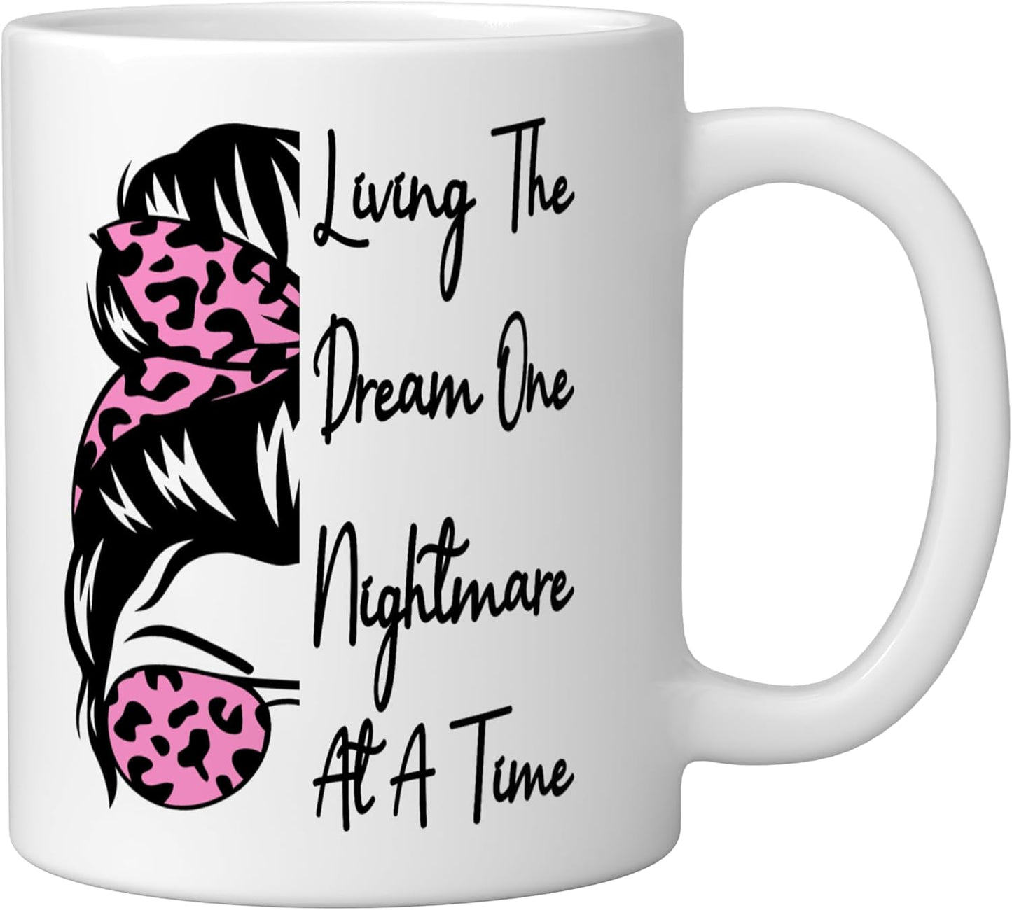Taza de cerámica para emprendedor divertida Living The Dream