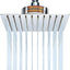 Cabezal ducha lluvia acero inox con filtro 10pulg