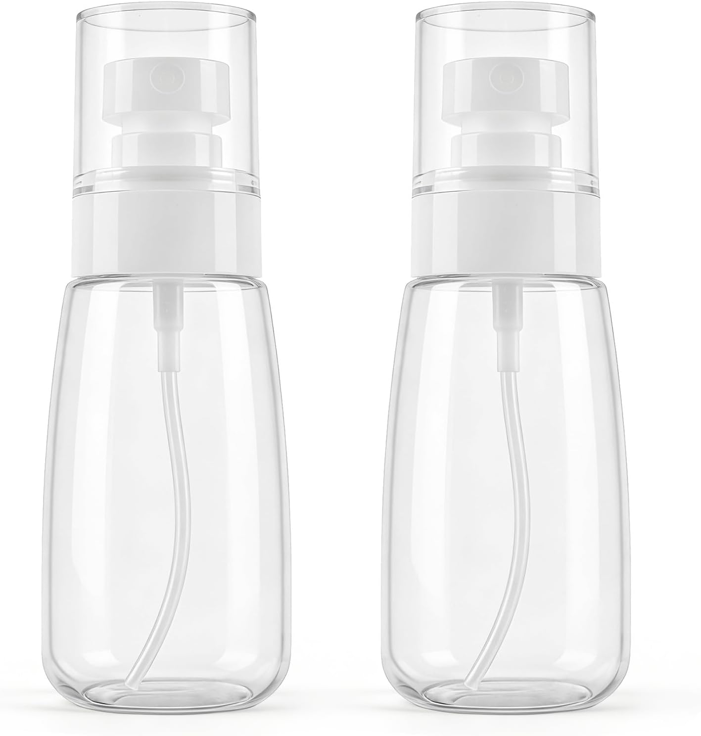 2 Botellas Spray 2oz A prueba de fugas recargables viaje