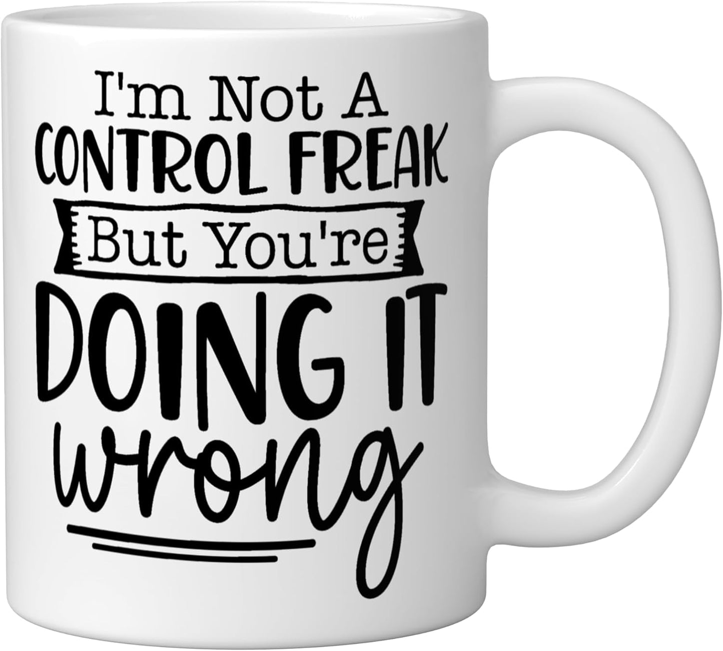Taza Cerámica Blanco Frase Sarcastica