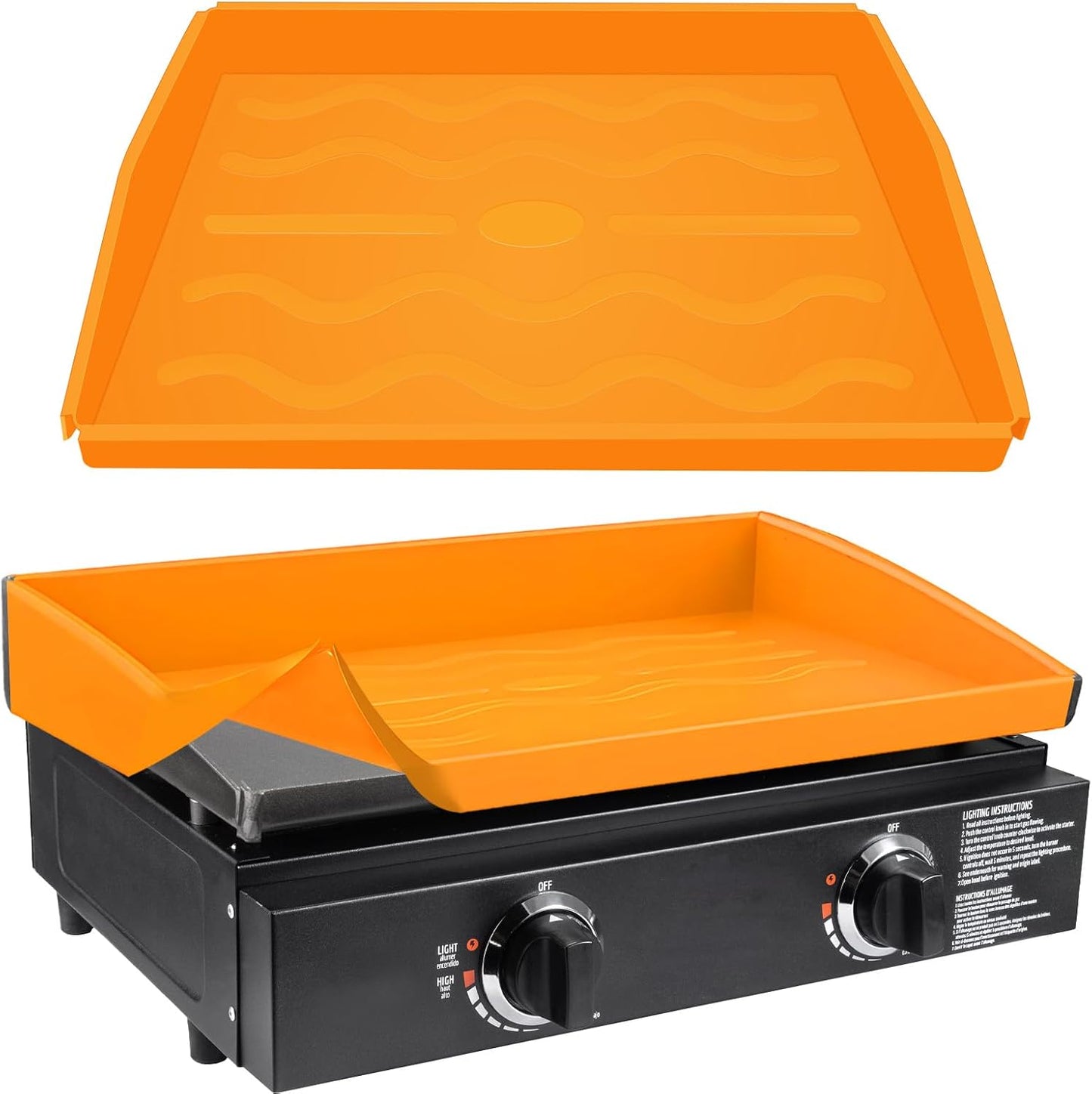 Funda silicona 22pulg para parrilla Blackstone uso al aire libre