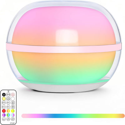 Luz nocturna esfera 3.5pulg RGB recargable magnética