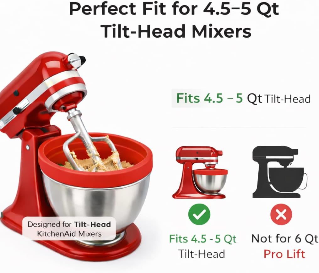 Revestimiento silicona KitchenAid 4.5-5qt antiadherente