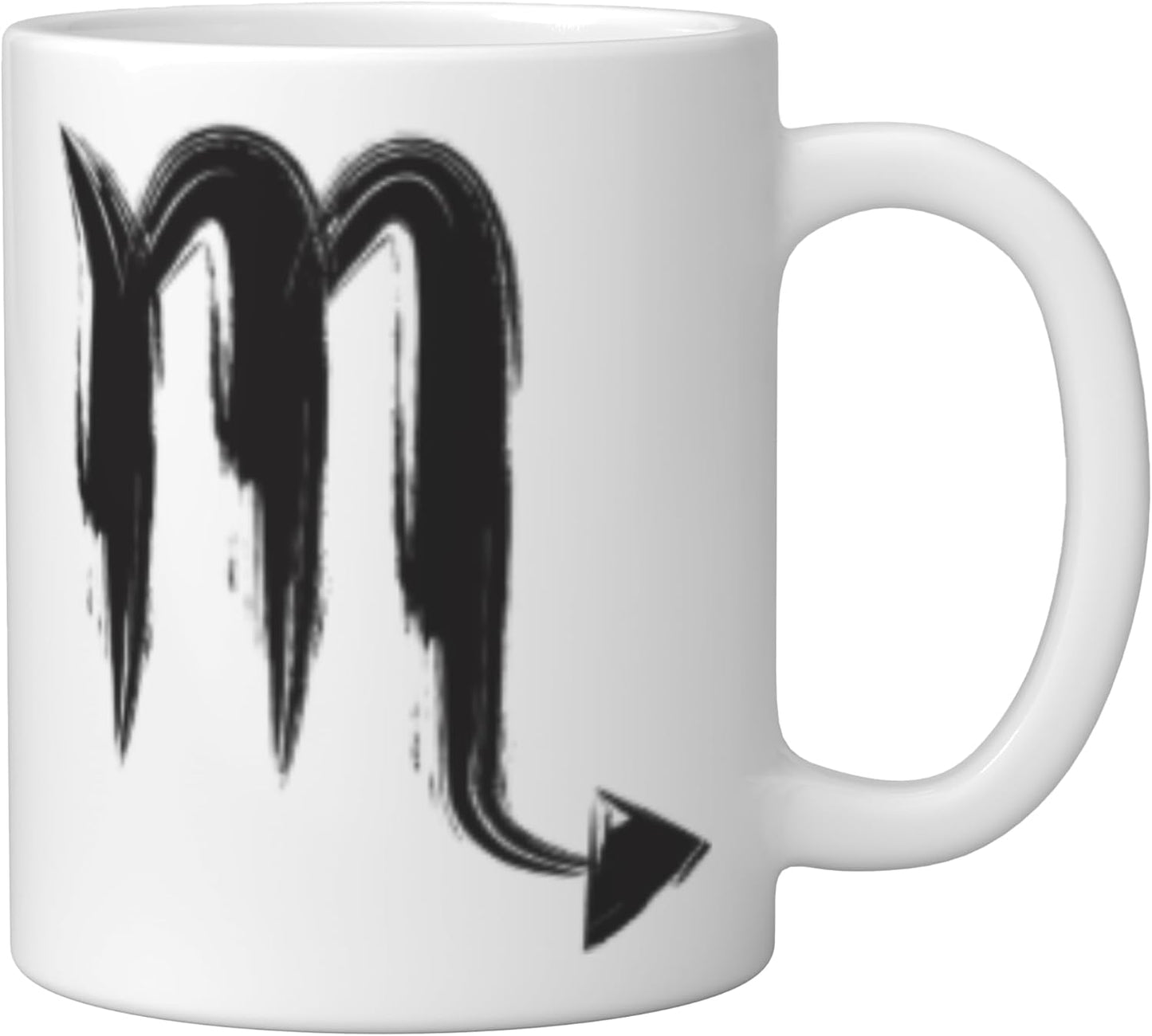 Taza Cerámica Escorpión Blanco Signo Scorpio