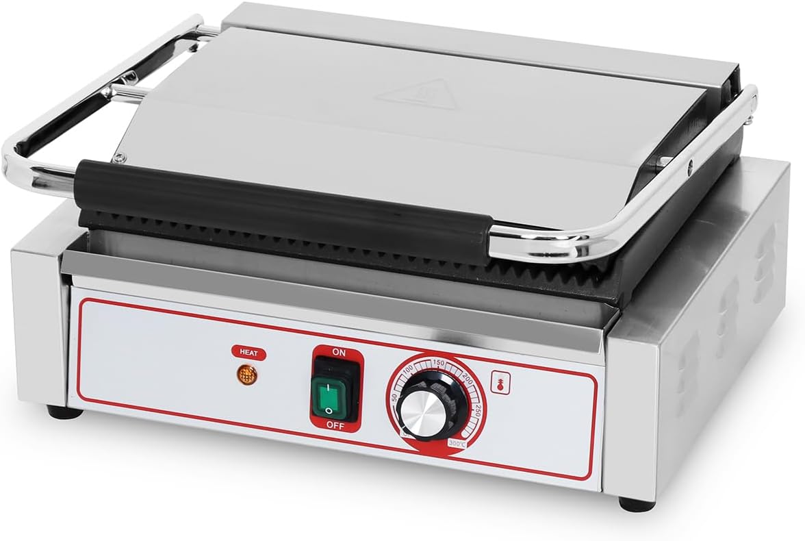 Parrilla comercial Panini Grill para sandwich maker industrial grande