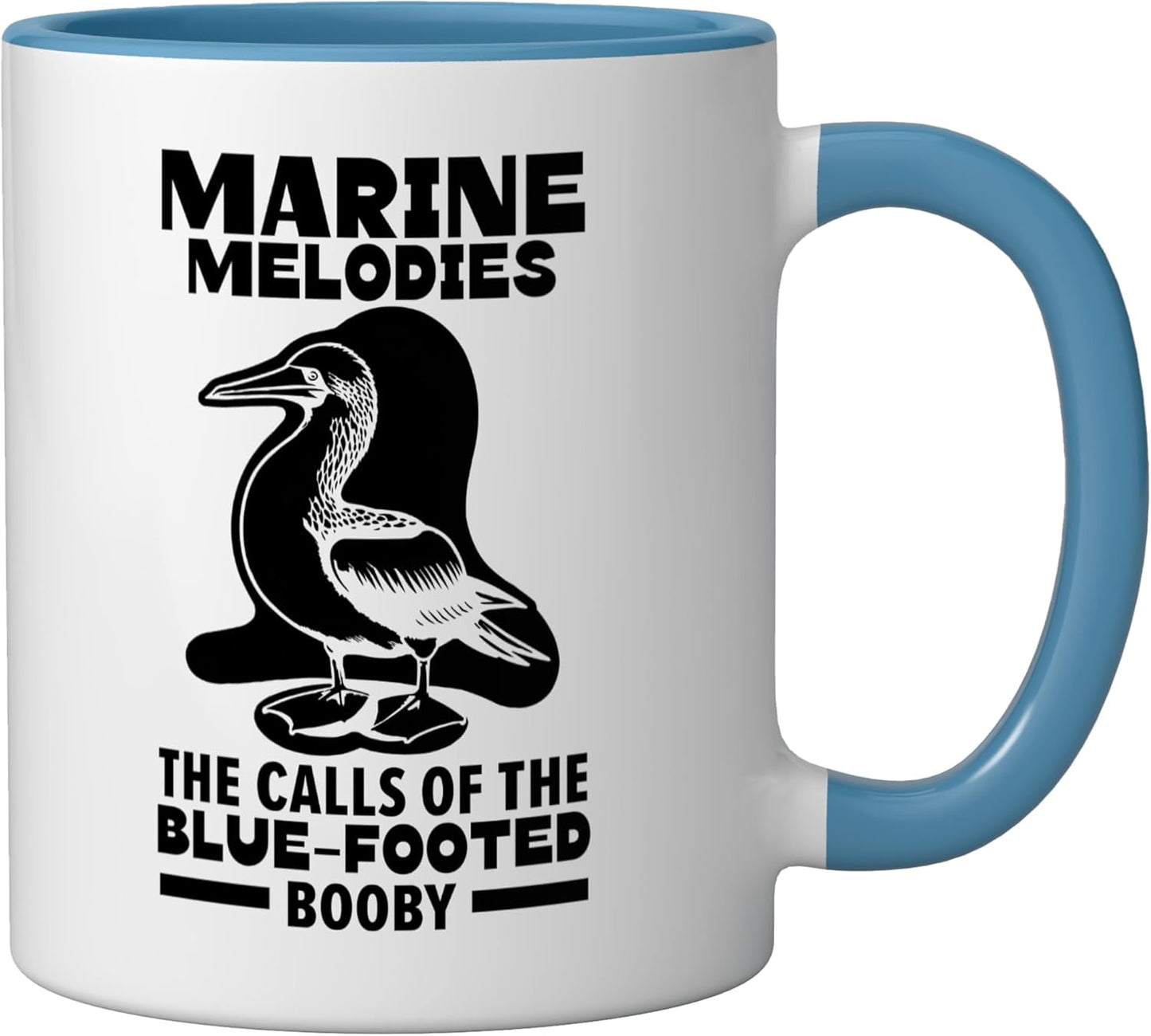 Taza Cerámica Observación Aves Pico Azul