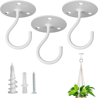Ganchos techo para plantas colgantes con anclajes yeso