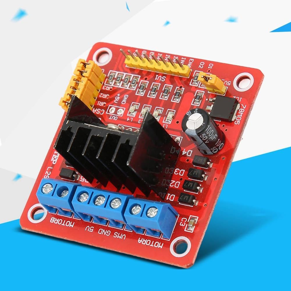 Módulo controlador motor dual H L298N 5V-35V