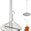 Kit soporte freidora pavo parrilla percha pollo acero inox