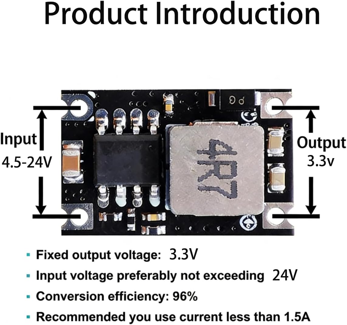 Pack 10 Reguladores Voltaje DC-DC 5-30V a 3.3/5/9/12V