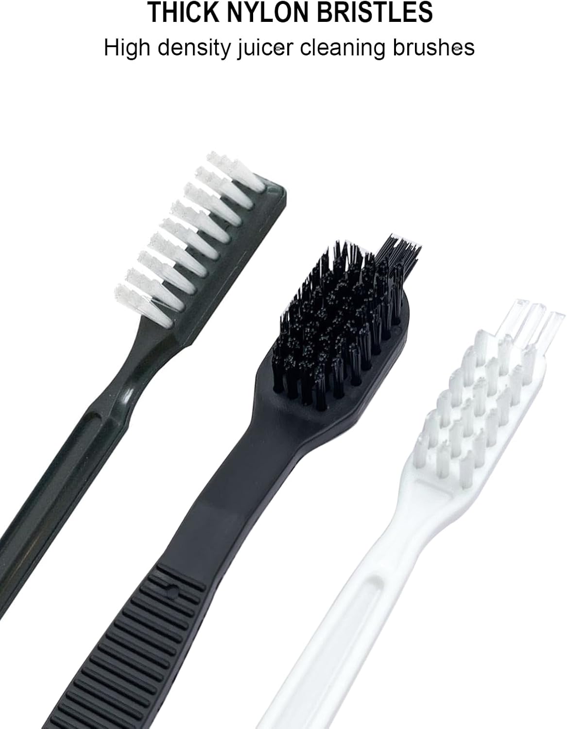 Cepillos limpieza exprimidores compatibles Omega VRT 8006 8003 negro