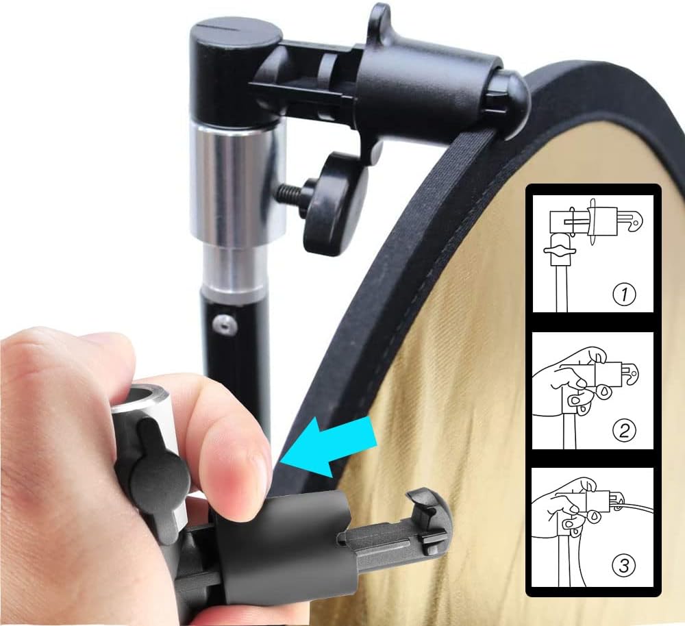 Reflector 5en1 51pulg plegable estudio y exterior