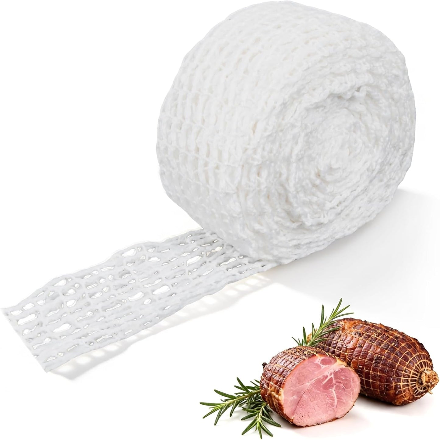 Rollo red de carne elástica 16.4pies para jamón y carne