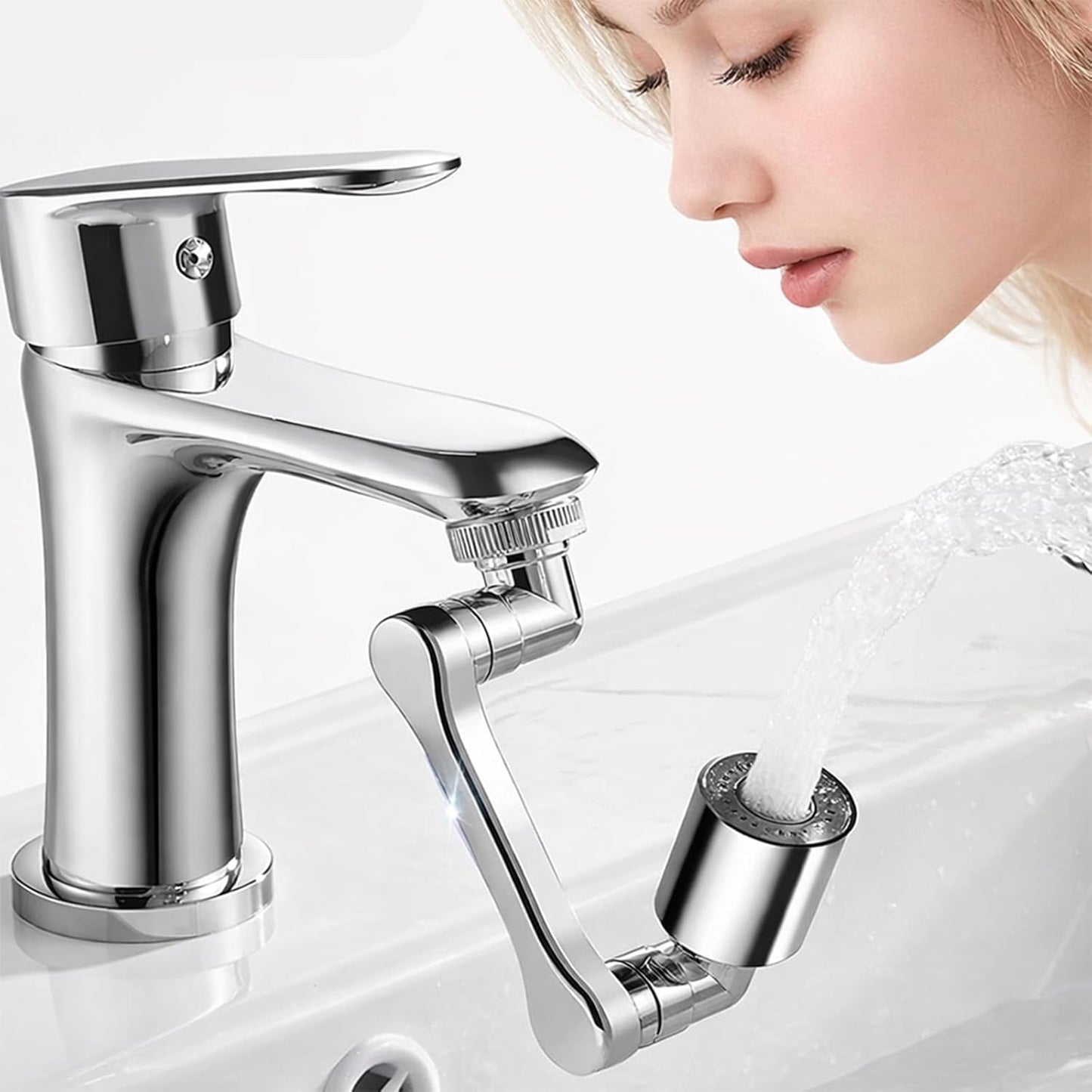 2 Extensores Grifo Giratorio Universal Baño Cocina