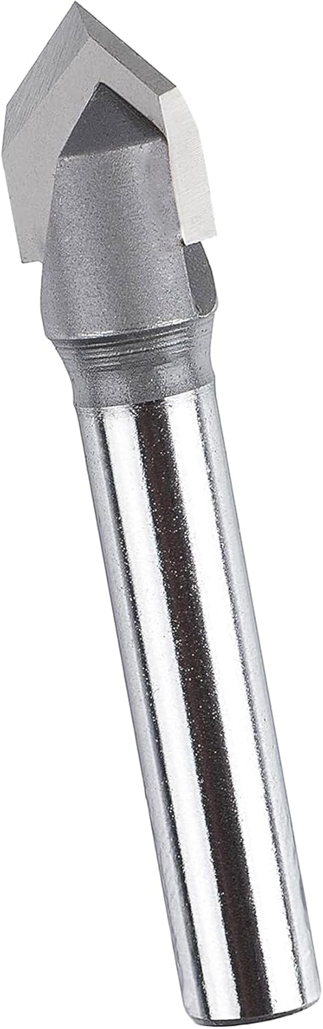 Broca ranura 90° vástago 1/4" diámetro 1/2" carburo