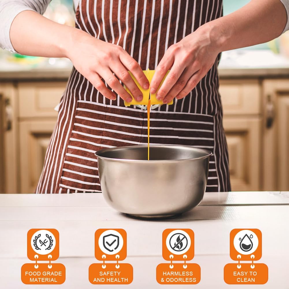 Abridores de cáscara de huevo y separador de huevos para cocina y camping