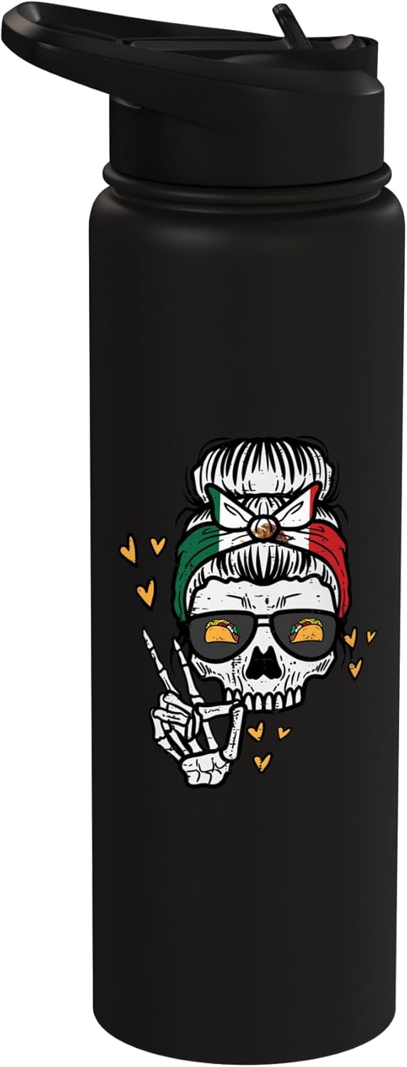 Botella de agua acero inoxidable Cinco de Mayo México