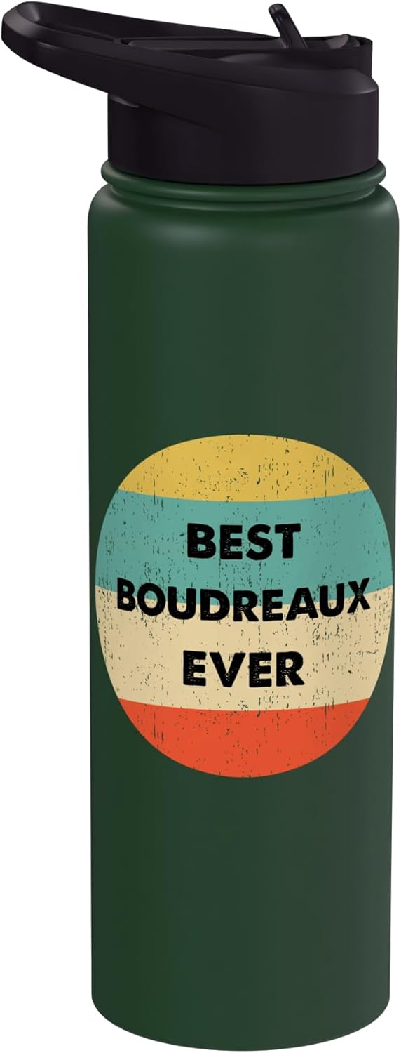 Botella agua acero inox aislada Boudreaux