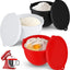 Revestimientos silicona comp mezcladora 5qt set 3 con tapas