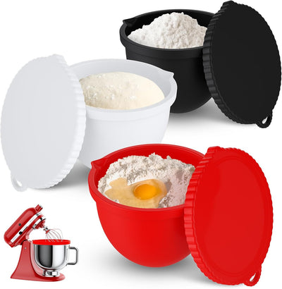 Revestimientos silicona comp mezcladora 5qt set 3 con tapas