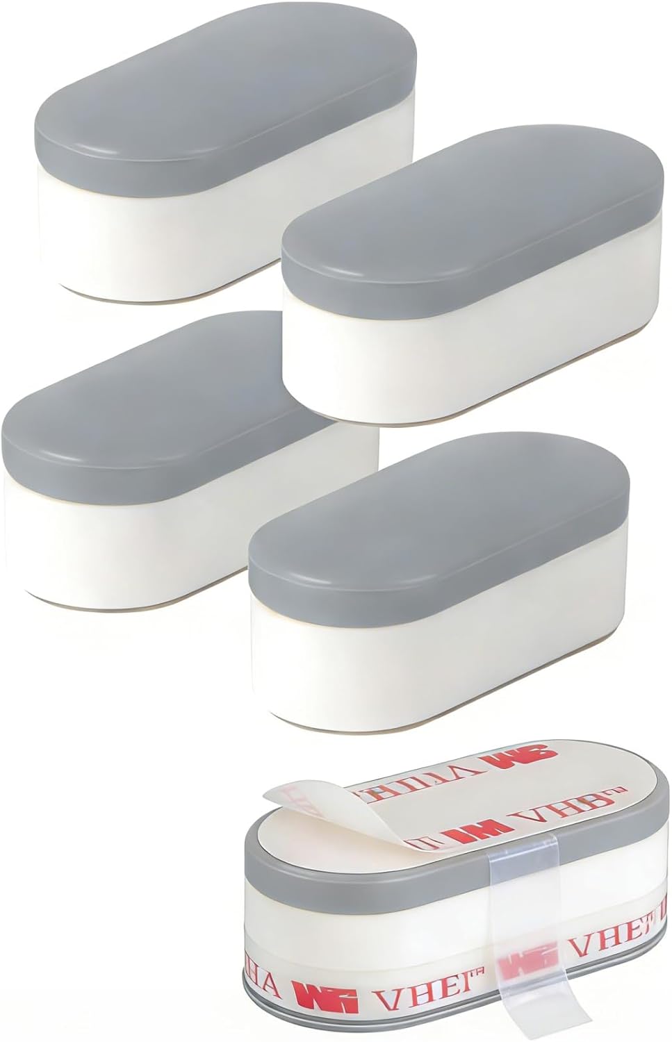 5 Parachoques Asiento Inodoro Antiderrapante Distribuye Peso