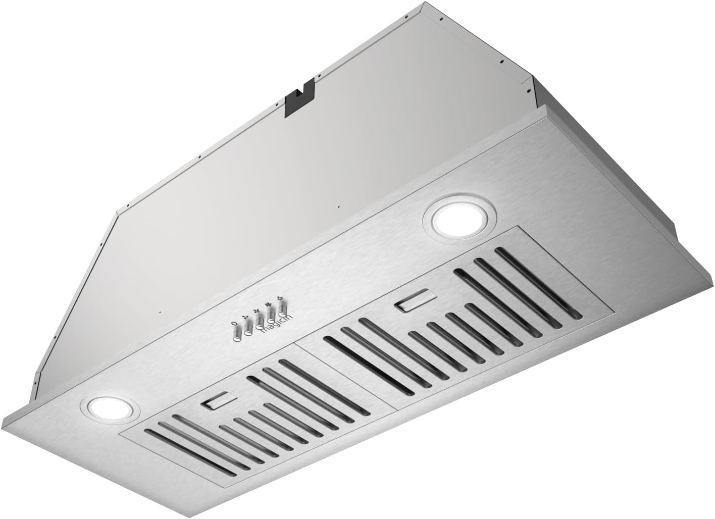 Campana extractora acero inox 30pulg 600CFM 3 velocidades