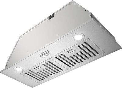 Campana extractora acero inox 30pulg 600CFM 3 velocidades