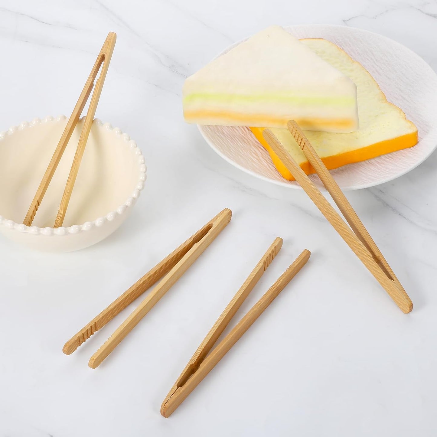 Pinzas de madera para tostadora reutilizables de 7 pulgadas multiusos