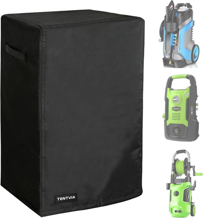 Funda lavadora tela Oxford 600D negra impermeable con asas