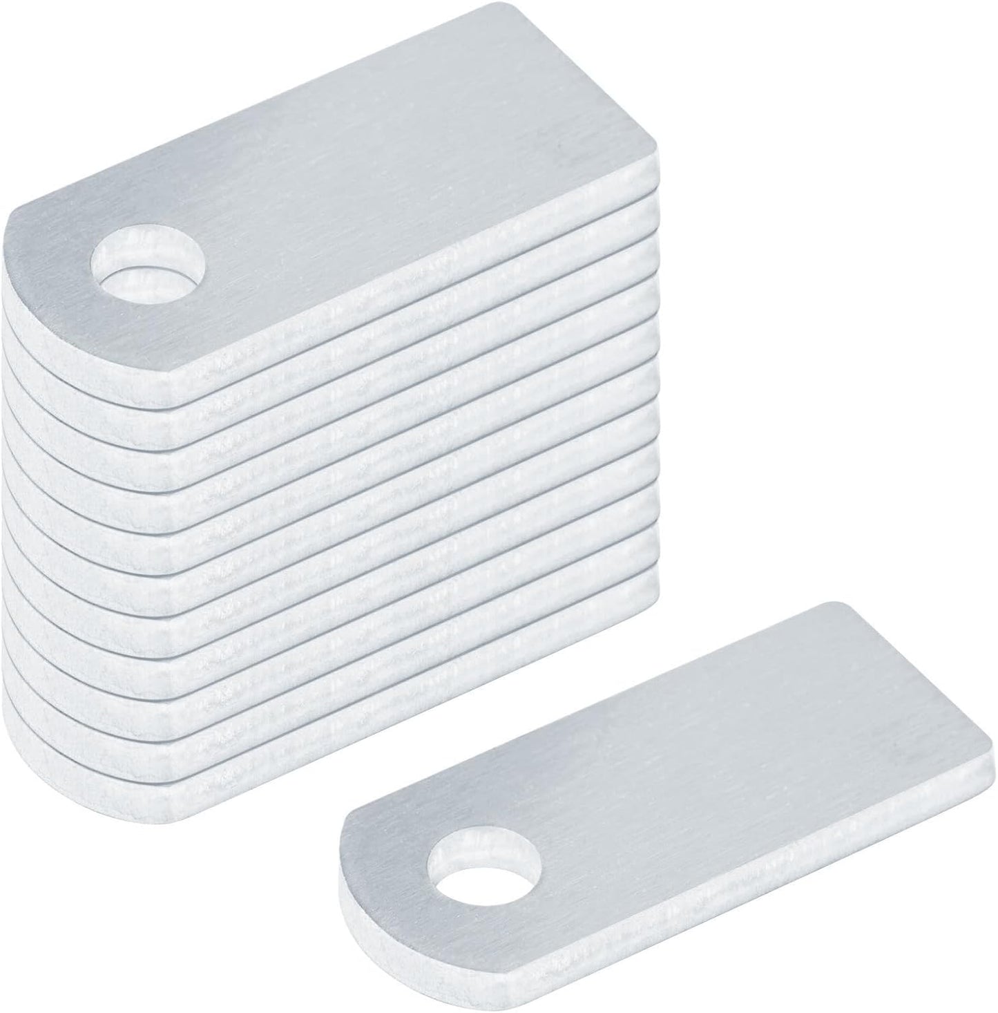 Pack 12 Pzas Pestañas Aluminio 3/8pulg Soporte Choque