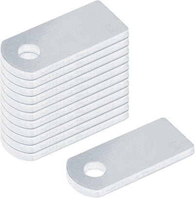 Pack 12 Pzas Pestañas Aluminio 3/8pulg Soporte Choque