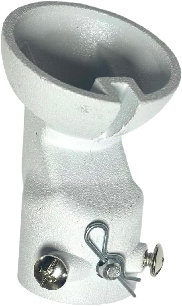Adaptador ventilador techo inclinado hasta 45° blanco