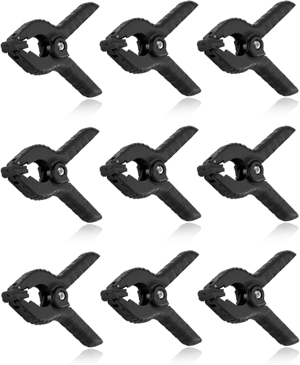Pinzas muselina 4.5pulg set 9 para fondos estudio