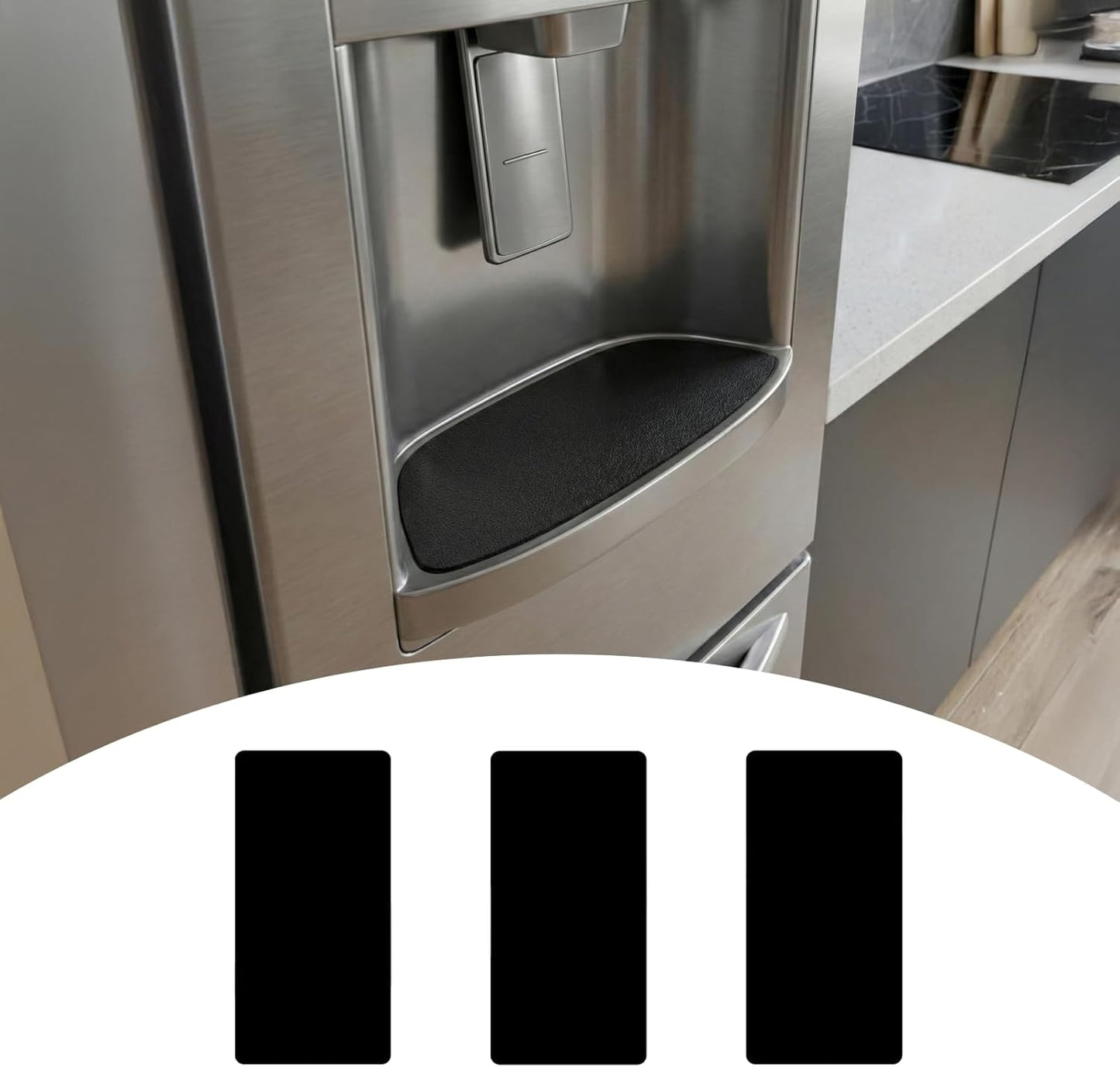 Bandeja goteo agua personalizable refri 3 pzas 10x5pulg