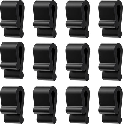 12 Clips Protectores Tapa Horno Holandés Silicona Negra