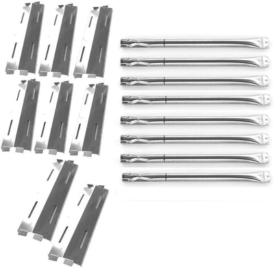 8 Pzas placas calor acero inox para parrilla