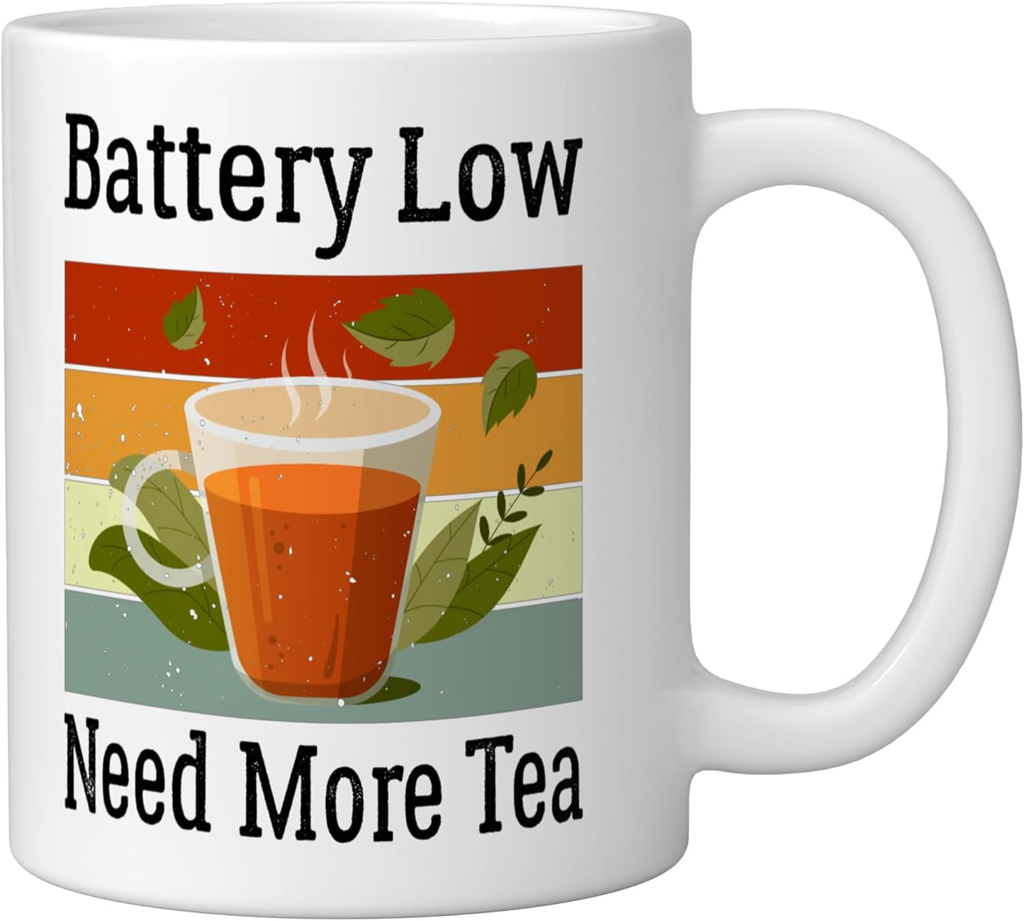Taza Cerámica para Amantes del Té Blanco