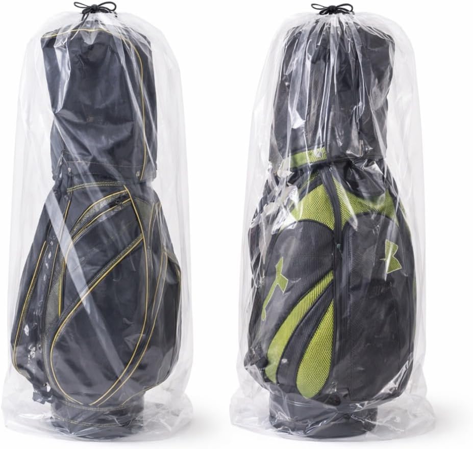 4 bolsas plástico con cordón para maletas XL