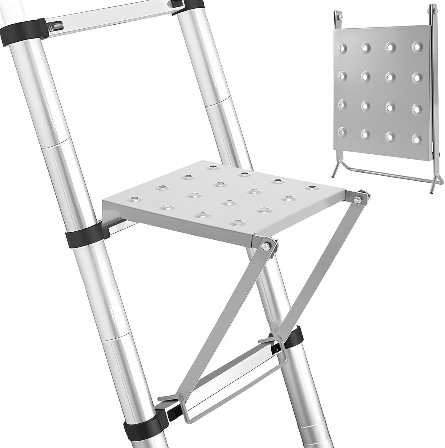 Plataforma escalera antideslizante 400lb para pintores