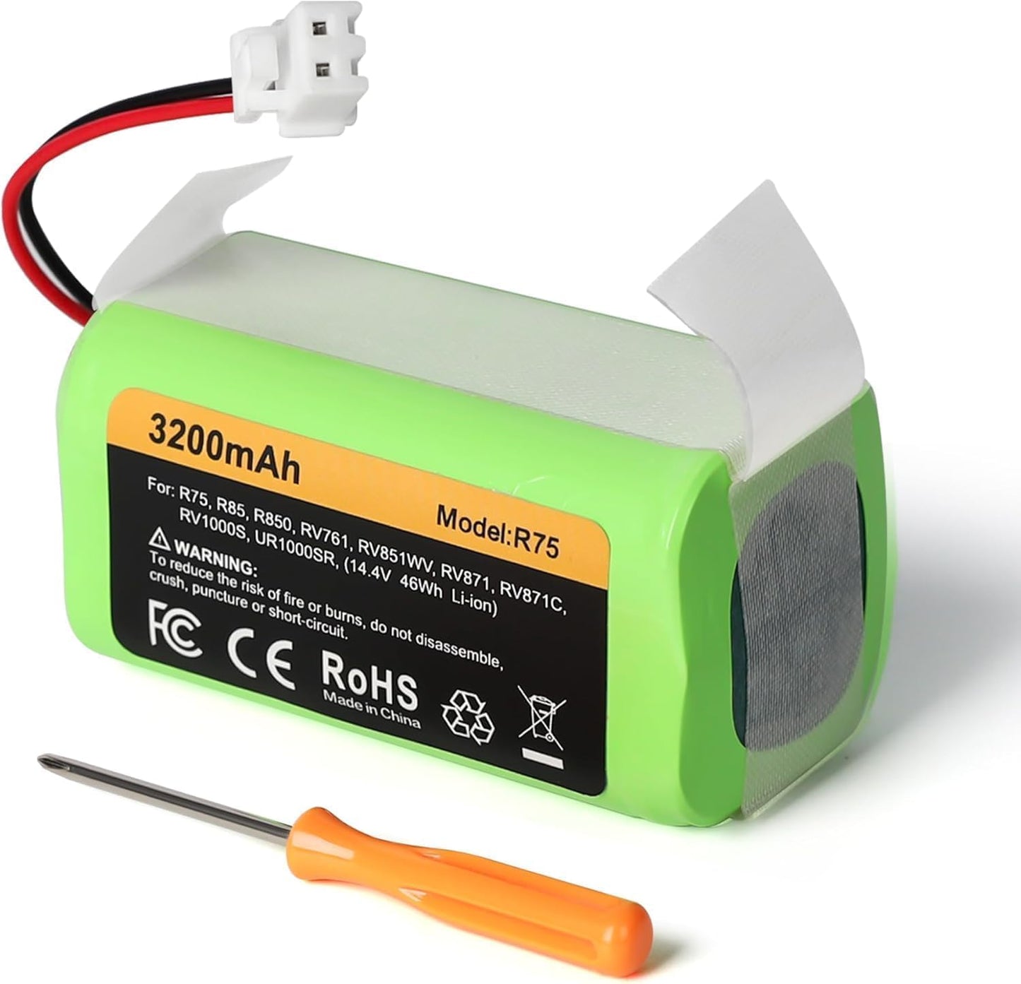 Batería repuesto Shark Ion R75 R85 RV761 3200mAh